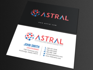 Business Card Design by chandrayaan.creative for ASTRAL | Design: #15970812