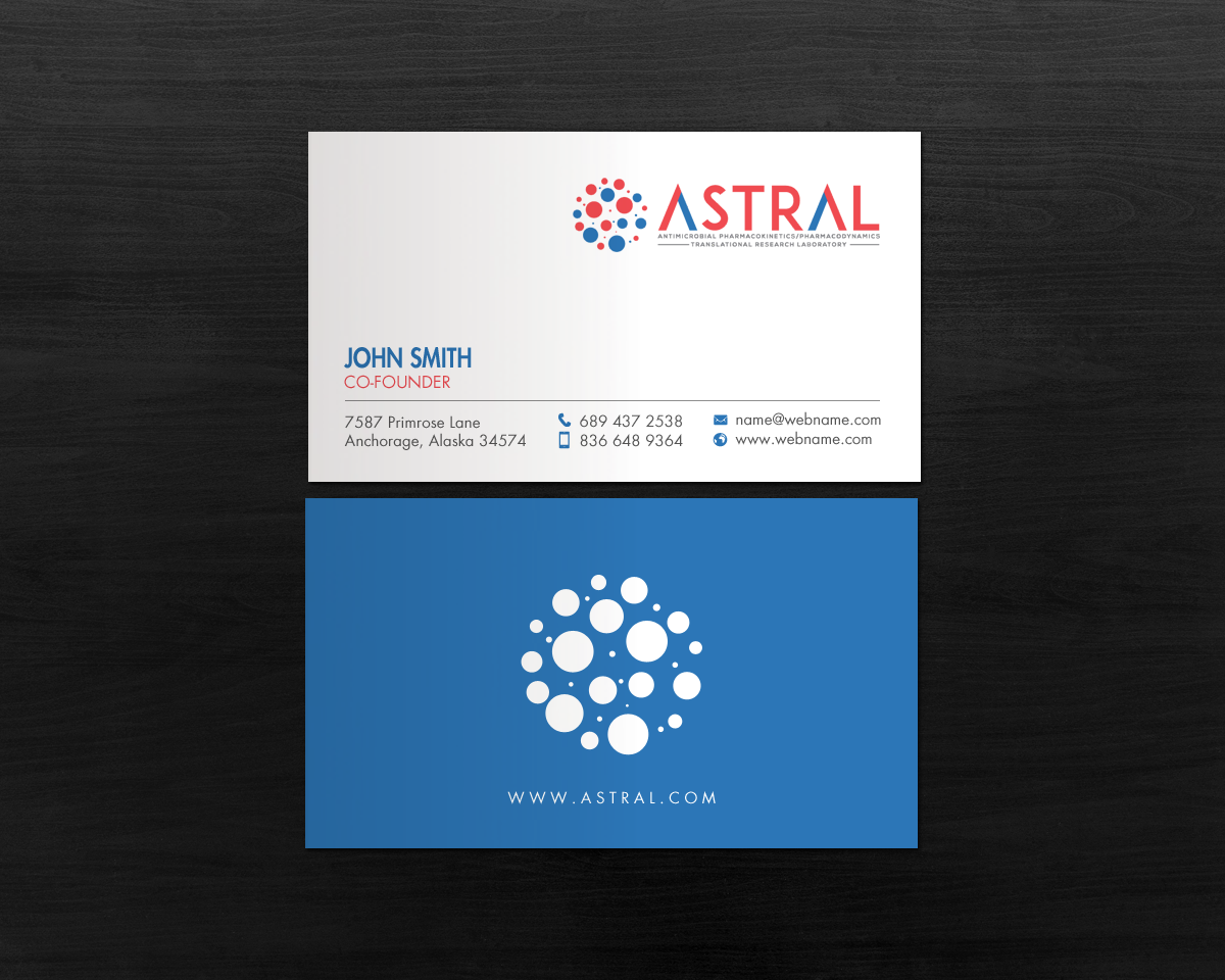 Business Card Design by chandrayaan.creative for ASTRAL | Design #15970833