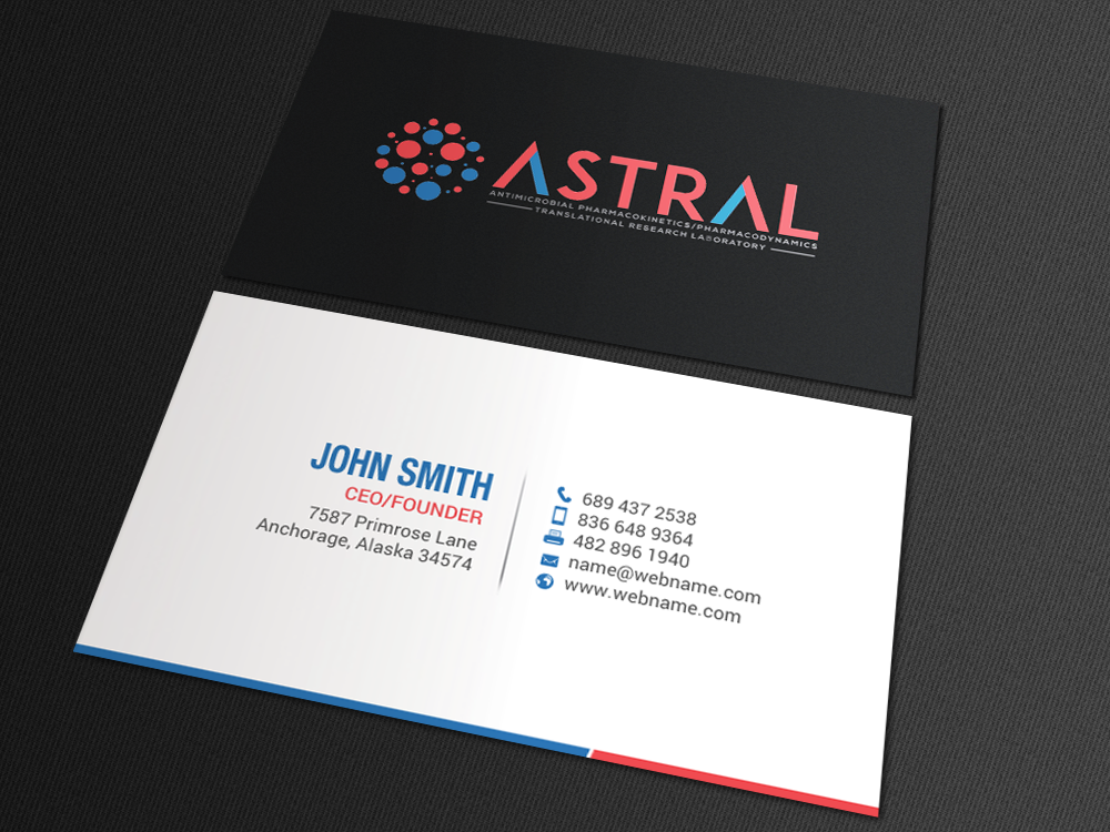 Business Card Design by chandrayaan.creative for ASTRAL | Design #15970835