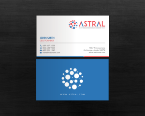 Business Card Design by chandrayaan.creative for ASTRAL | Design: #15970836