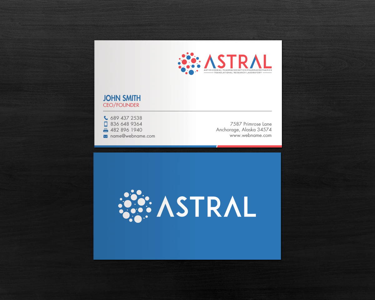 Business Card Design by chandrayaan.creative for ASTRAL | Design #15970837