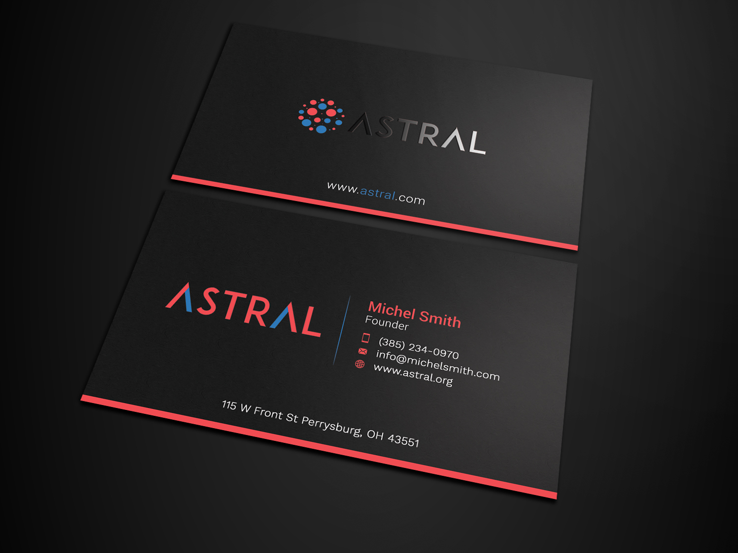 Business Card Design by Tripti Ranjan Gain for ASTRAL | Design #15953560