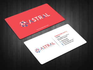 Business Card Design by zahidrabby.bigc for ASTRAL | Design: #16012128