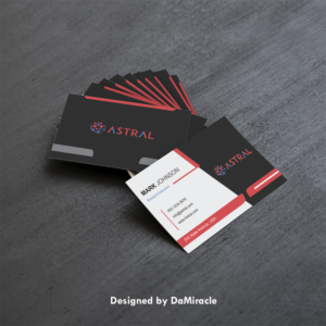 Diseño de Tarjeta de Presentación por Da Miracle para ASTRAL | Diseño #15981365