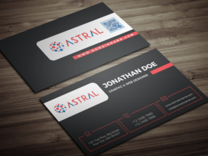 Diseño de Tarjeta de Presentación por rayhansumon para ASTRAL | Diseño #15990586