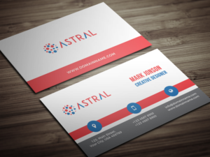 Business Card Design by rayhansumon for ASTRAL | Design: #15990851