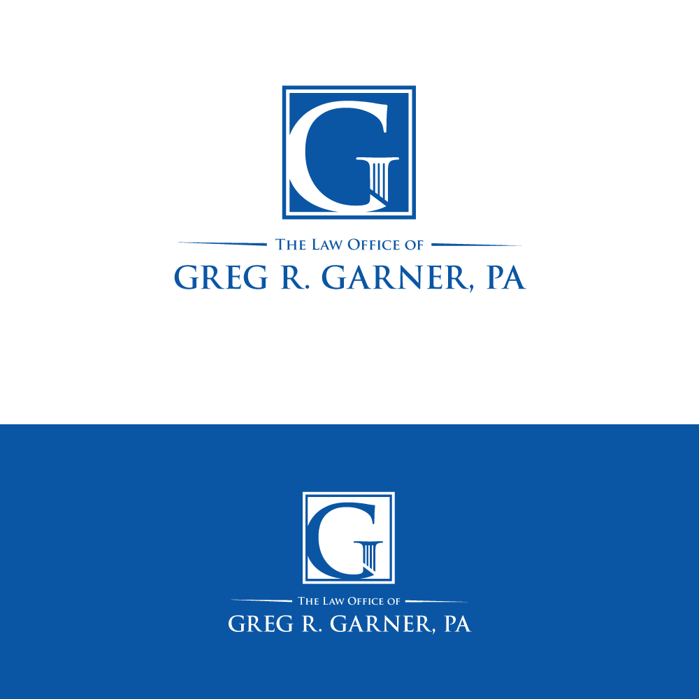 Logo Design by H4R5Z for The Law Office of Greg R. Garner, P.A. | Design #15998820