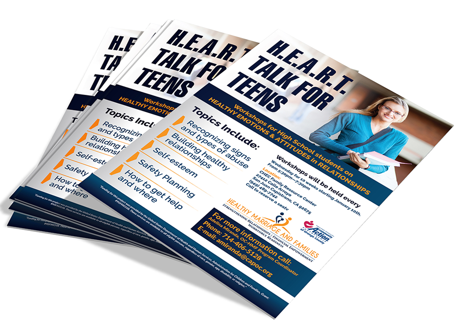 Design de Flyer par Deziners Zone pour Community Action Partnership of Orange County | Design #16182888