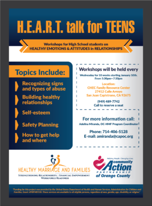 Diseño de Flyer por Deziners Zone para Community Action Partnership of Orange County | Diseño: #16182890