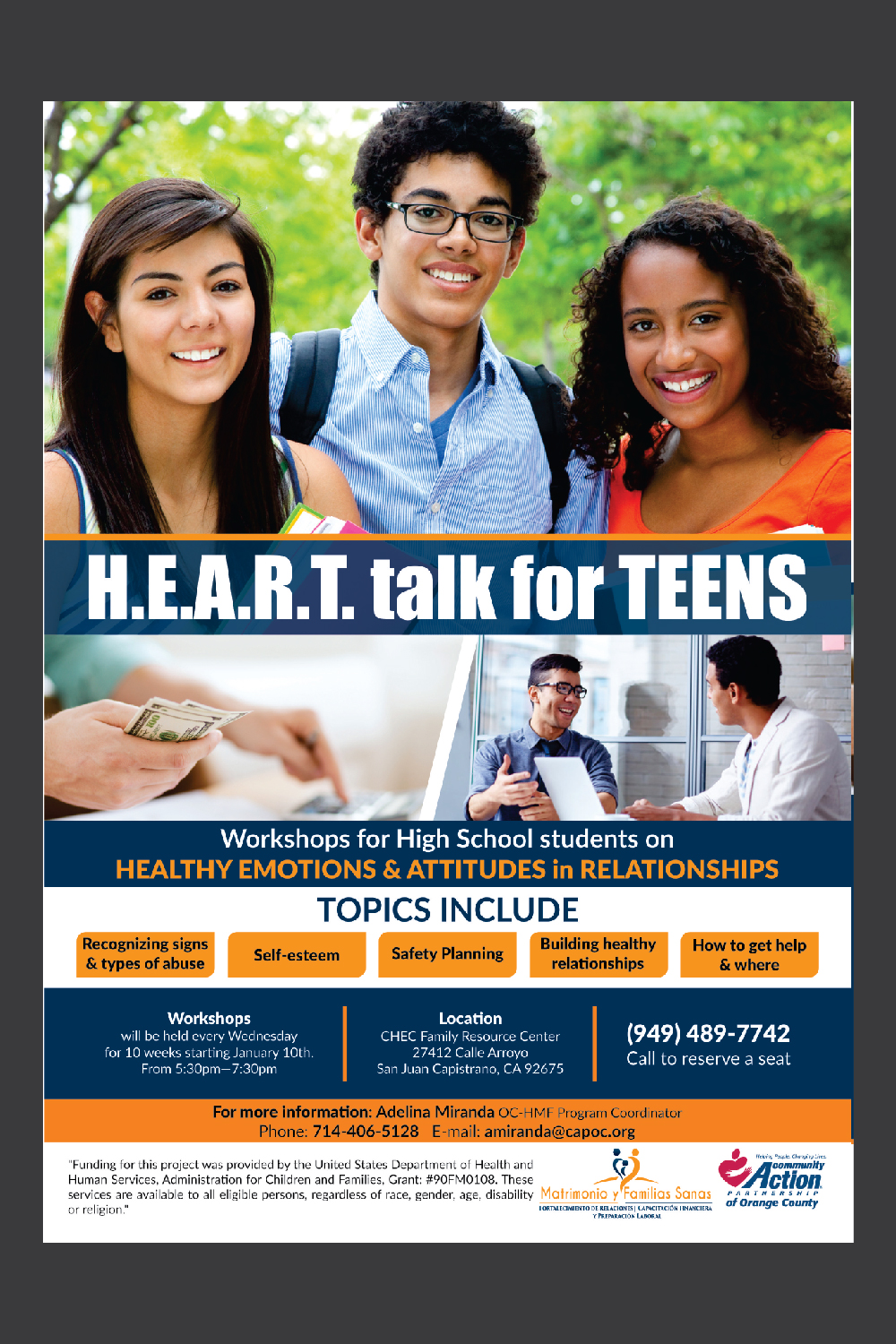 Diseño de Flyer por Deziners Zone para Community Action Partnership of Orange County | Diseño: #16183956