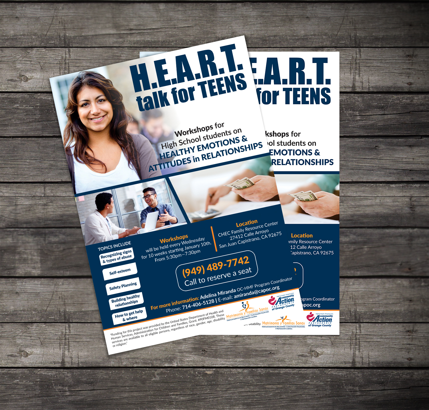 Flyer Design by Deziners Zone for Community Action Partnership of Orange County | Design #16183957
