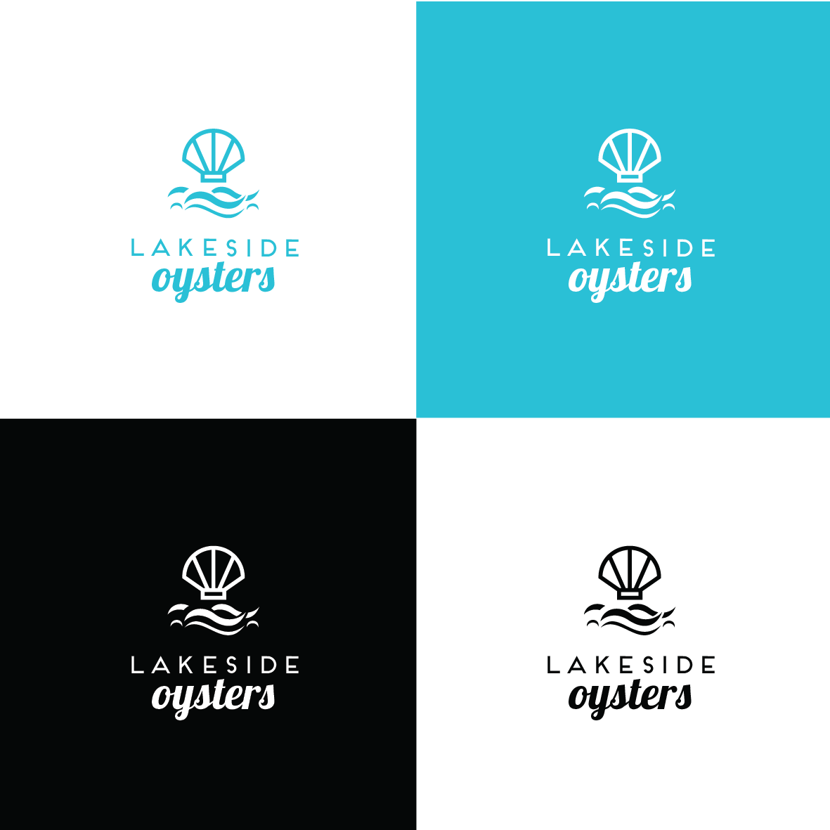 Logo Design by chynthiadewi91 for Lakeside Oysters | Design #15962741