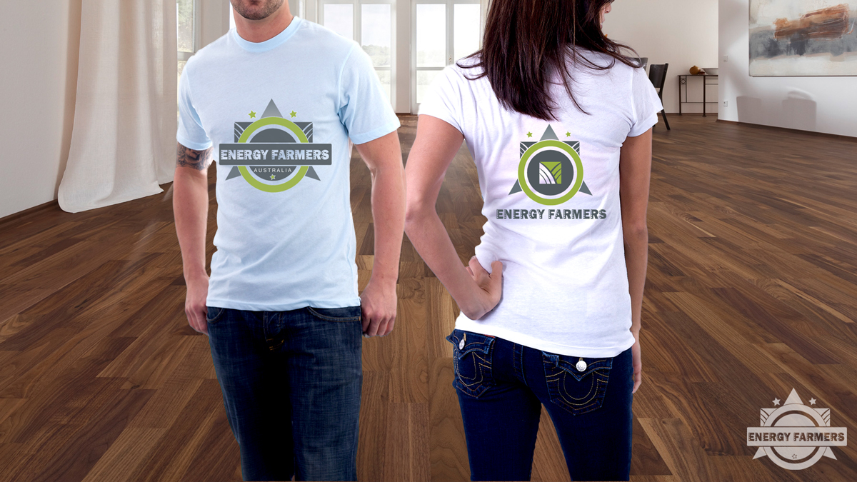 T-shirt Design by hirundo.design for Energy Farmers Australia Pty Ltd | Design #2647330