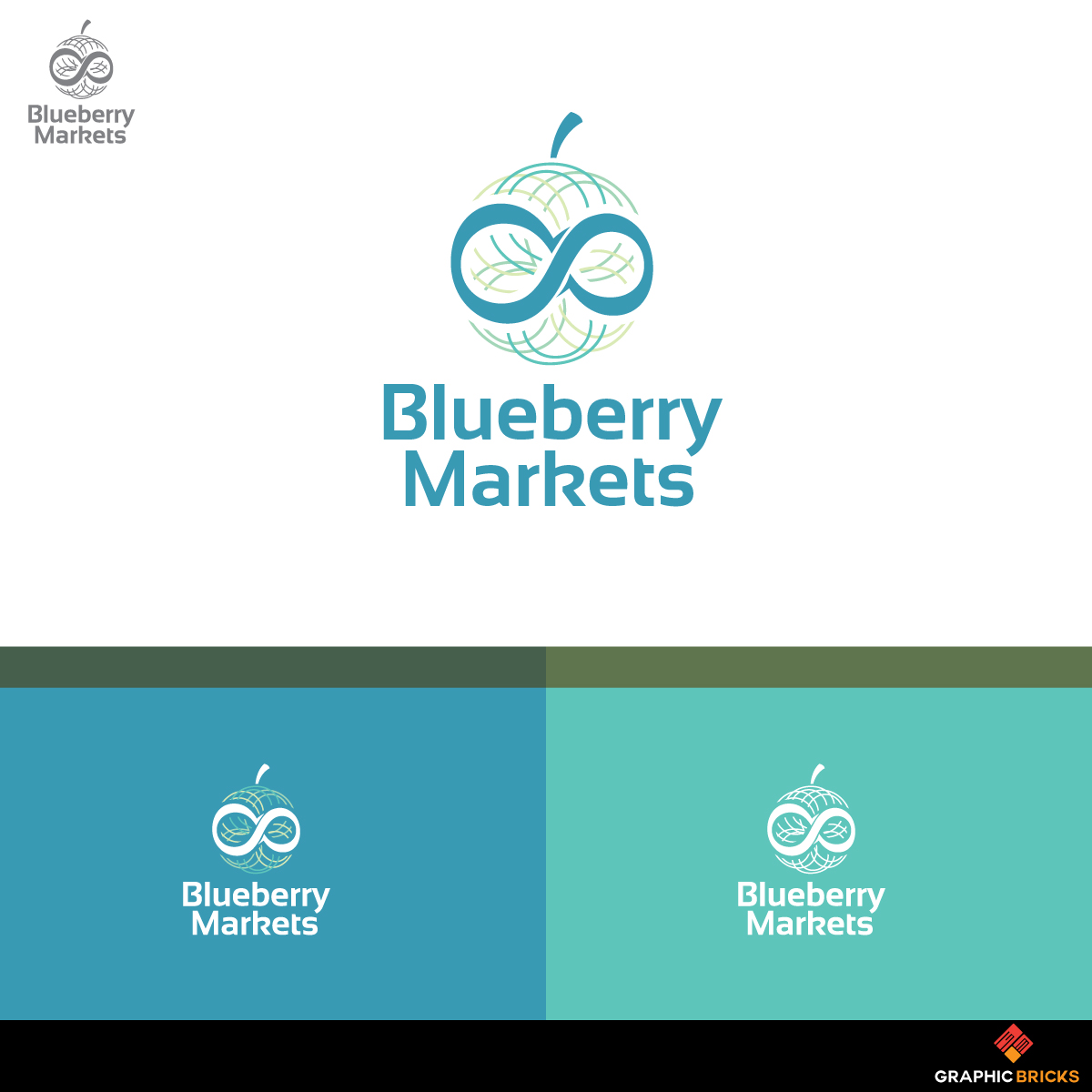 Logo Design by Graphic Bricks for Blueberry Markets | Design #15957894