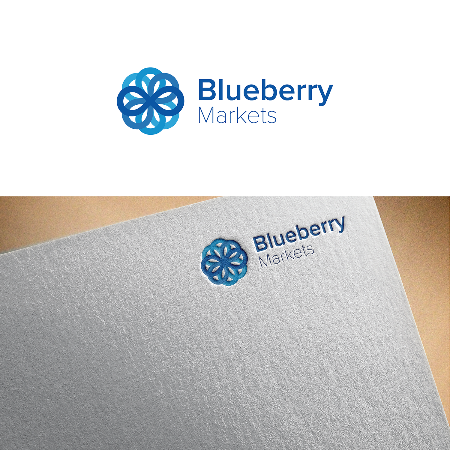 Logo Design by Maximilian.Design for Blueberry Markets | Design #16030751