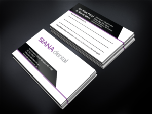 Revamp business card for upcoming new practice