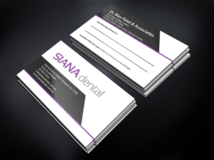 Business Card Design by Sergio Coelho for Siana Dental | Design: #16047272