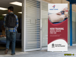 Print-Design von MDesigns ™ für Hero Town Geelong Inc. | Design: #16009296