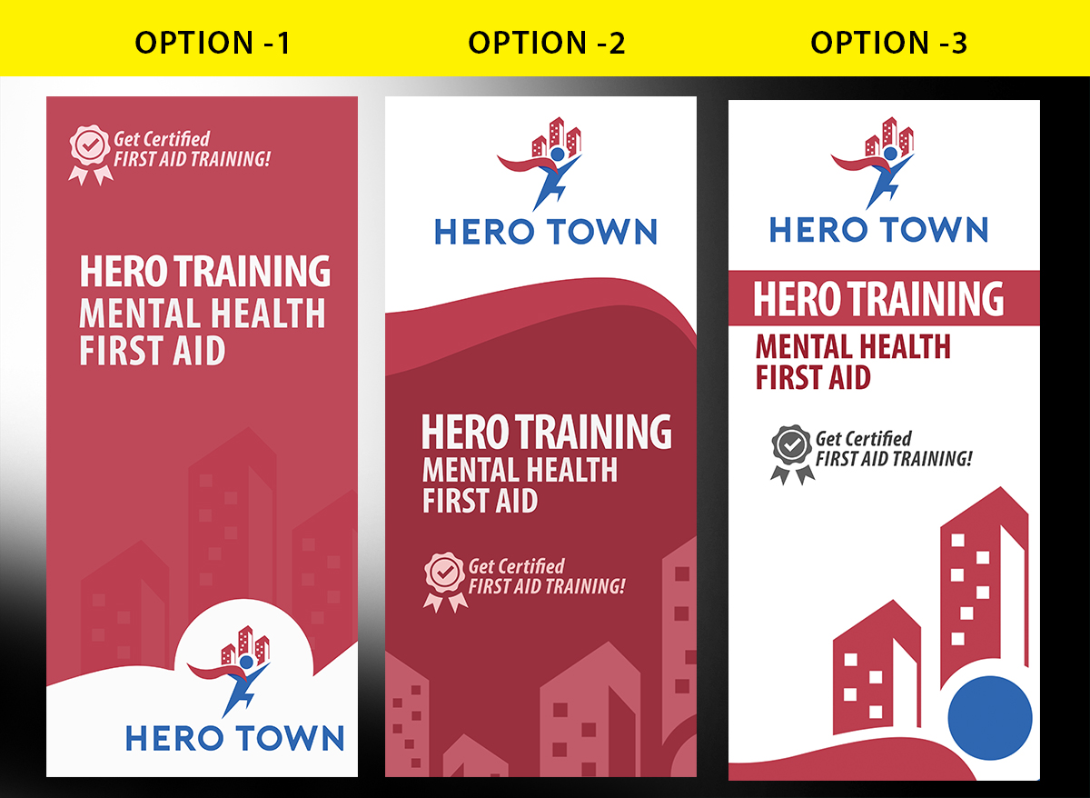 Print Design by MDesigns ™ for Hero Town Geelong Inc. | Design #16009300