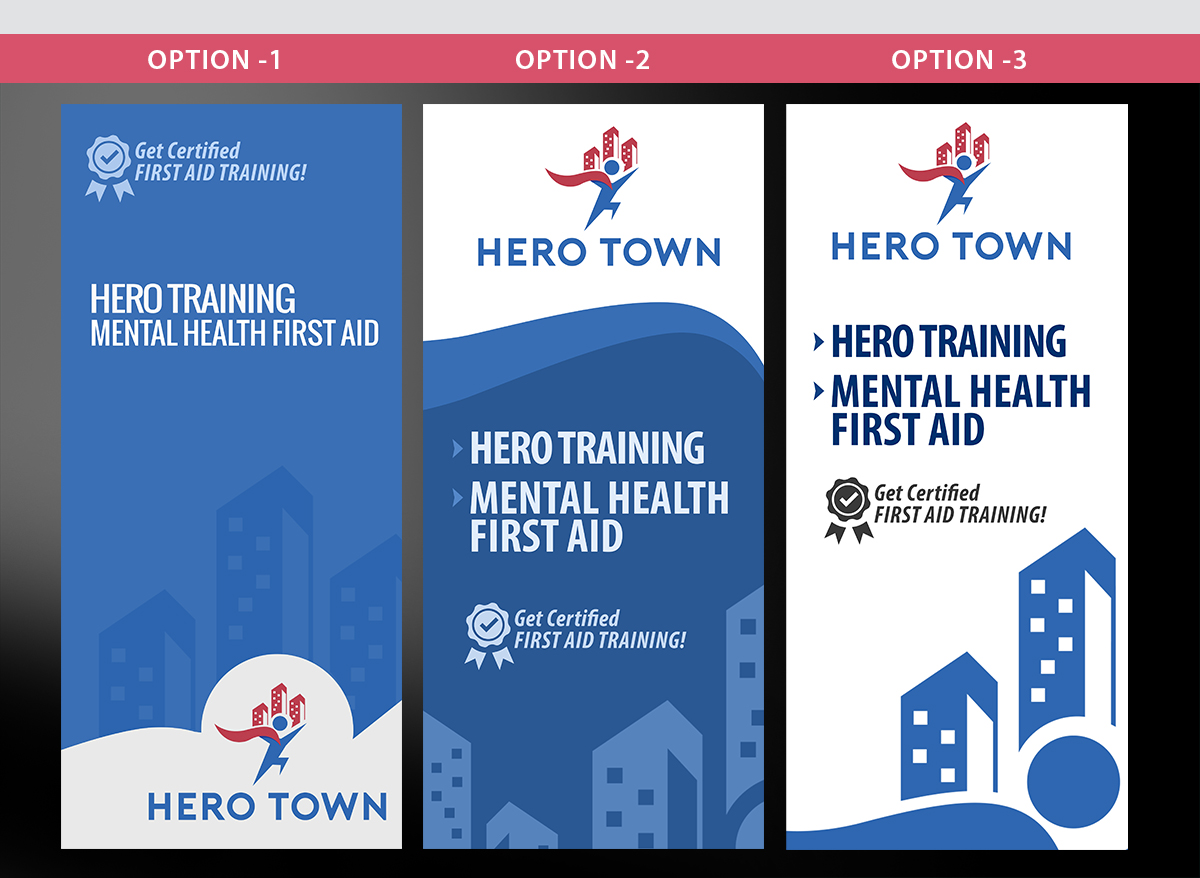 Diseño de Impresos por MDesigns ™ para Hero Town Geelong Inc. | Diseño #16023176