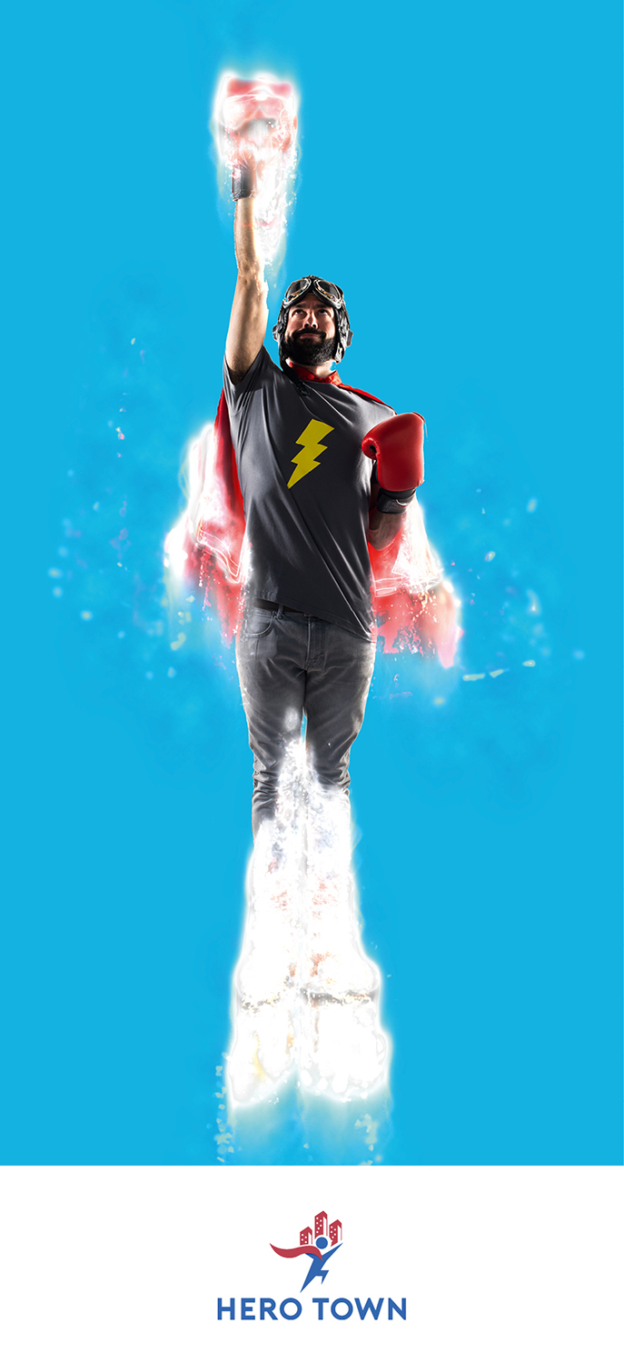 Print Design by ddot for Hero Town Geelong Inc. | Design #16137174