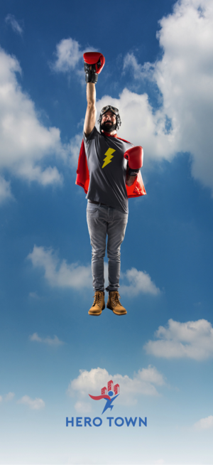 Print Design by ddot for Hero Town Geelong Inc. | Design: #16137175