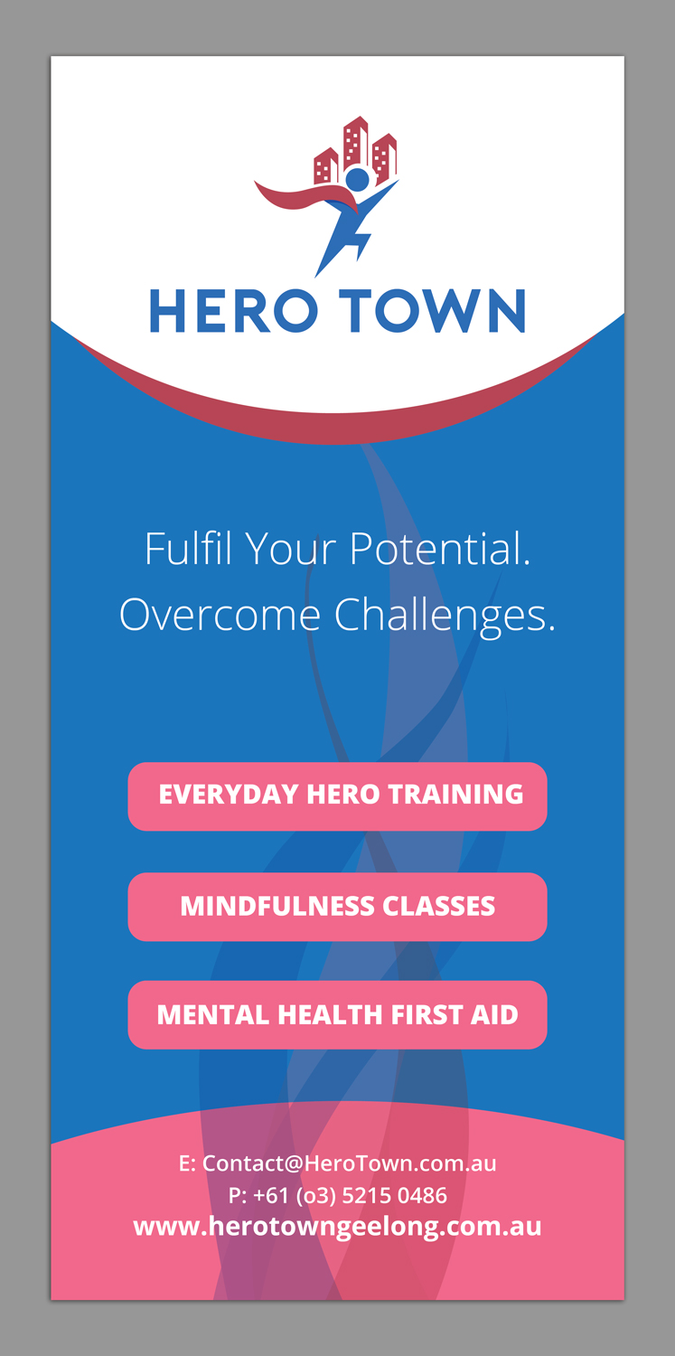 Print Design by AbyJohns for Hero Town Geelong Inc. | Design #16017667