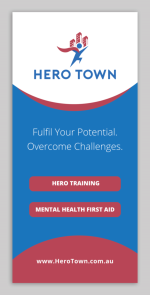 Conference banner for hero training organisation | Print-Design von AbyJohns