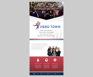 Print Design by El Ojo creativo for Hero Town Geelong Inc. | Design: #16012017