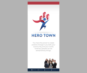 Print Design by El Ojo creativo for Hero Town Geelong Inc. | Design: #16018155