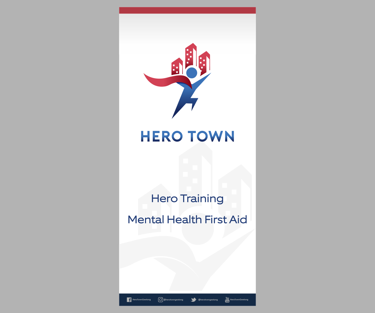 Print Design by El Ojo creativo for Hero Town Geelong Inc. | Design #16061603