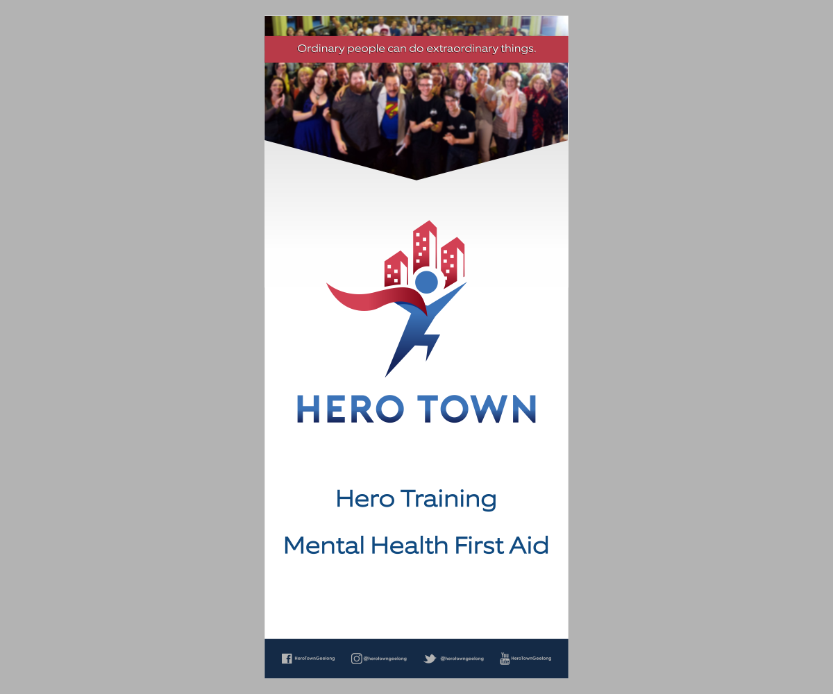 Print-Design von El Ojo creativo für Hero Town Geelong Inc. | Design #16154696