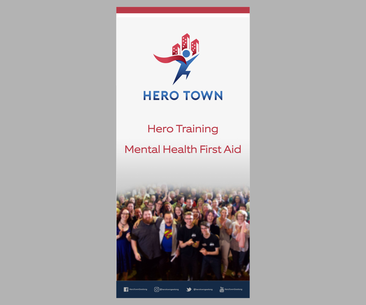 Print Design by El Ojo creativo for Hero Town Geelong Inc. | Design #16154697
