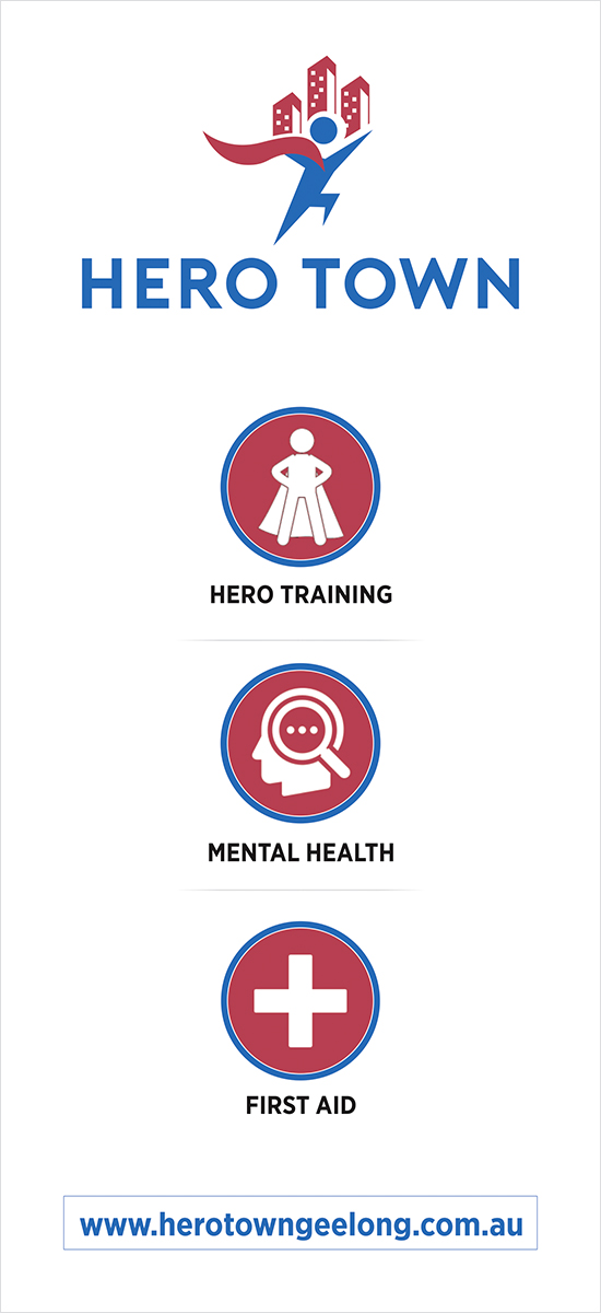 Print Design by D Creative for Hero Town Geelong Inc. | Design #16019705