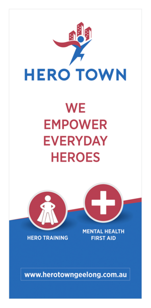 Print Design by D Creative for Hero Town Geelong Inc. | Design: #16019889