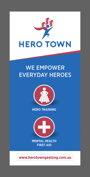 Print Design by D Creative for Hero Town Geelong Inc. | Design: #16020007
