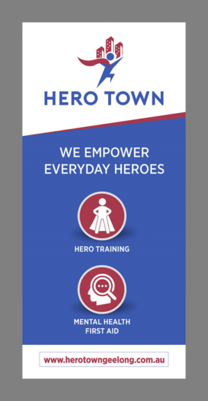 Print-Design von D Creative für Hero Town Geelong Inc. | Design: #16023459
