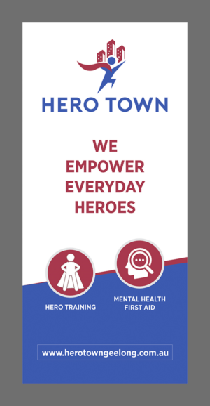 Print-Design von D Creative für Hero Town Geelong Inc. | Design: #16042619
