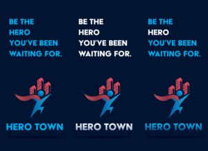 Print Design by JB Fentner for Hero Town Geelong Inc. | Design #16041002