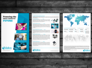 Brochure Design by debdesign for Dialog Semiconductor  | Design: #15964674