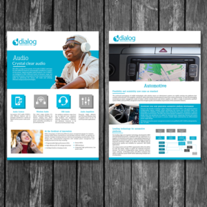 Brochure Design by creative.bugs for Dialog Semiconductor  | Design: #15965202