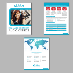 Brochure Design by creative.bugs for Dialog Semiconductor  | Design: #15987776
