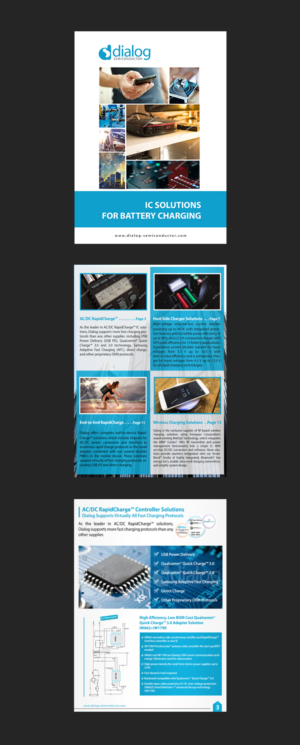Brochure Design by aspiremedia for Dialog Semiconductor  | Design: #16153536