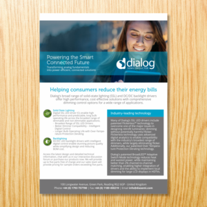 Brochure Design by barinix for Dialog Semiconductor  | Design: #16090242