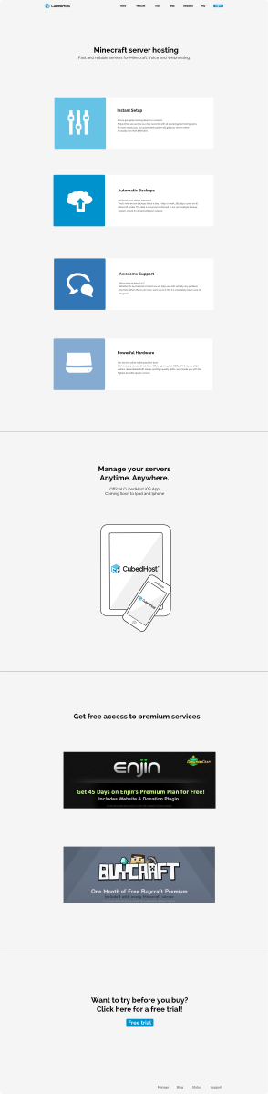 Web-Design von Carl-O für CubedHost, LLC | Design #2722654