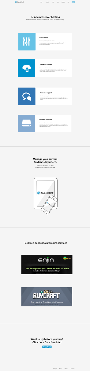Web Design by Carl-O for CubedHost, LLC | Design: #2722654