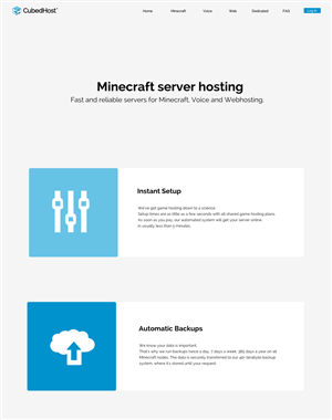 Web Design by Carl-O for CubedHost, LLC | Design: #2722681