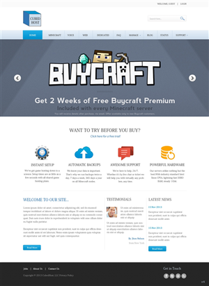 Web Design by pb for CubedHost, LLC | Design: #2673678