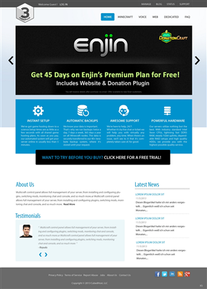 Web Design by pb for CubedHost, LLC | Design: #2677863