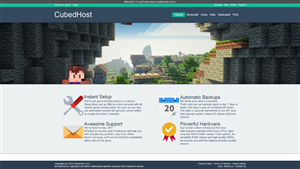 Web Design by XENGS for CubedHost, LLC | Design: #2673241